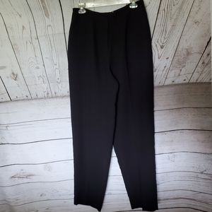Worthington women's vintage high rise dress slacks black size 4 Tall